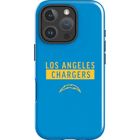 NFL Los Angeles Chargers Blue Performance Series iPhone 16 Pro Max Impact Case