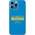 NFL Los Angeles Chargers Blue Performance Series iPhone 16 Pro Max Skin