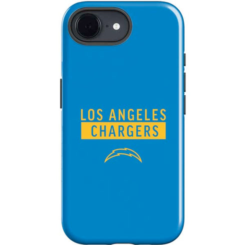 NFL Los Angeles Chargers Blue Performance Series iPhone 16e Impact Case