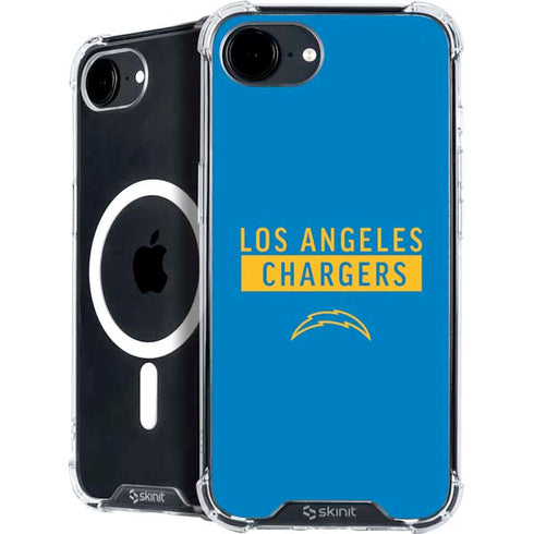 NFL Los Angeles Chargers Blue Performance Series iPhone 16e MagSafe Case