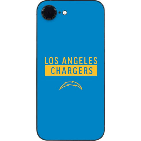NFL Los Angeles Chargers Blue Performance Series iPhone 16e Skin