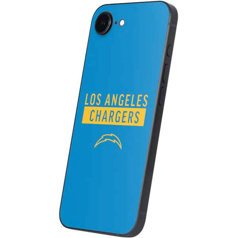 NFL Los Angeles Chargers Blue Performance Series iPhone 16e Skin