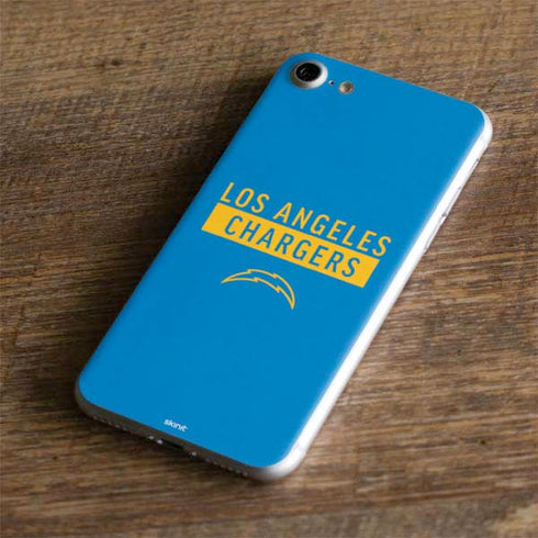NFL Los Angeles Chargers Blue Performance Series iPhone 8 Skin