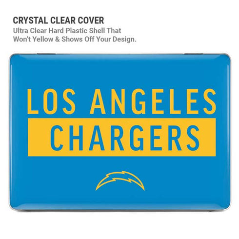 NFL Los Angeles Chargers Blue Performance Series MacBook Pro 14in (2021-24) Case plus Skin