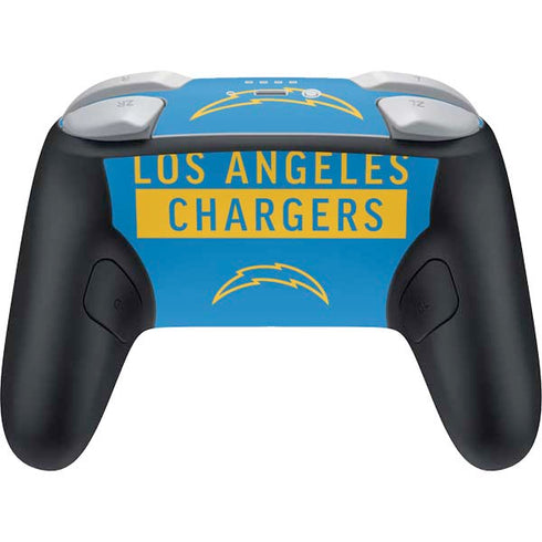 NFL Los Angeles Chargers Blue Performance Series Nintendo Switch 2 (2025) Pro Controller Skin