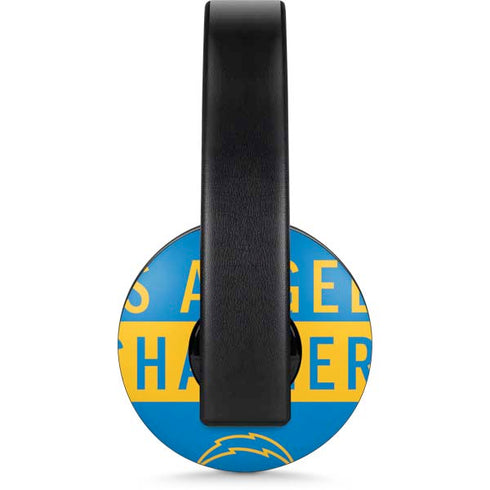NFL Los Angeles Chargers Blue Performance Series PlayStation 4 Gold Wireless Headset Skin