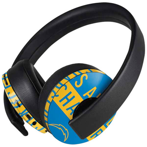 NFL Los Angeles Chargers Blue Performance Series PlayStation 4 Gold Wireless Headset Skin