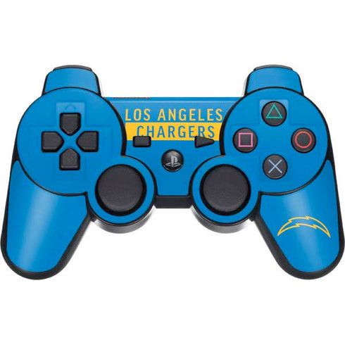 NFL Los Angeles Chargers Blue Performance Series PS3 Dual Shock wireless controller Skin