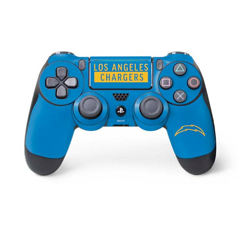 NFL Los Angeles Chargers Blue Performance Series PlayStation PS4 Skins