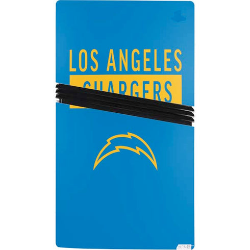 NFL Los Angeles Chargers Blue Performance Series PS5 Pro Console Skin