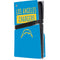 NFL Los Angeles Chargers Blue Performance Series PS5 Pro Disk Console Skin