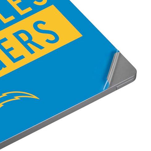 NFL Los Angeles Chargers Blue Performance Series Laptop Skins