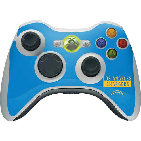 NFL Los Angeles Chargers Blue Performance Series Xbox 360 Wireless Controller Skin