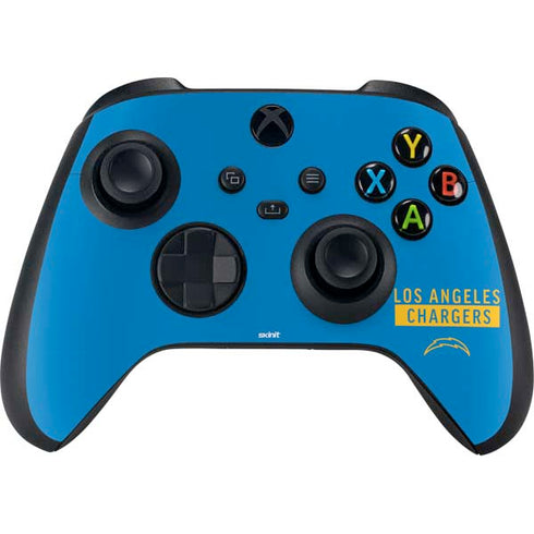 NFL Los Angeles Chargers Blue Performance Series Xbox Series X Skins