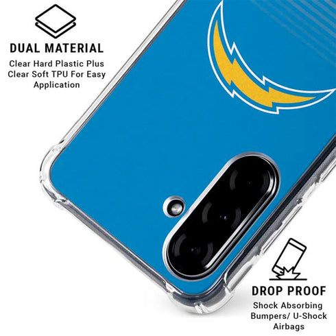 NFL Los Angeles Chargers Breakaway Galaxy A36 5G Clear Case