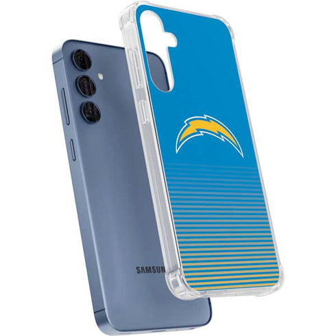 NFL Los Angeles Chargers Breakaway Galaxy A55 5G Clear Case