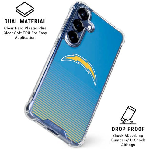 NFL Los Angeles Chargers Breakaway Galaxy S25 Clear Case