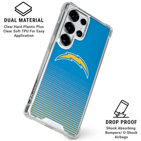NFL Los Angeles Chargers Breakaway Galaxy S25 Ultra Clear Case