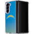 NFL Los Angeles Chargers Breakaway Galaxy Z Fold5 5G Clear Case