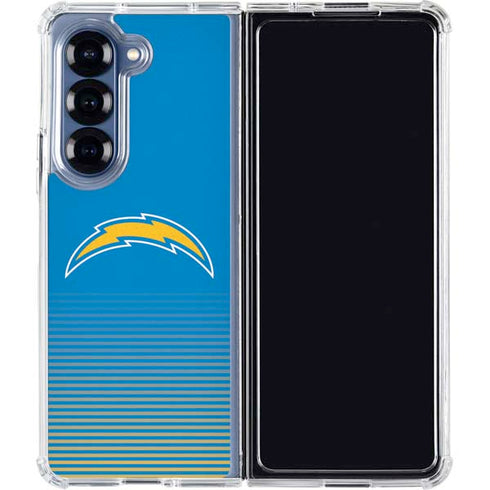 NFL Los Angeles Chargers Breakaway Galaxy Z Fold6 Clear Case
