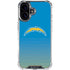 NFL Los Angeles Chargers Breakaway iPhone 16 Plus Clear Case
