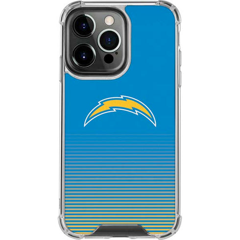 NFL Los Angeles Chargers Breakaway iPhone 16 Pro Max Clear Case