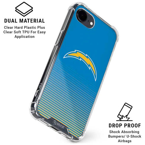 NFL Los Angeles Chargers Breakaway iPhone 16e Clear Case