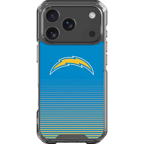 NFL Los Angeles Chargers Breakaway iPhone 18 Pro Clear Case