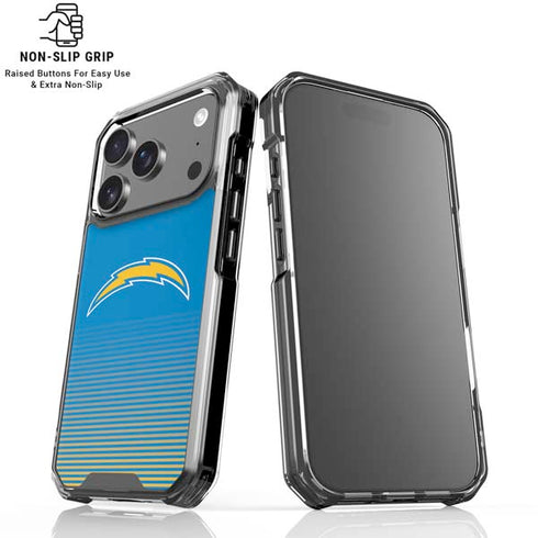 NFL Los Angeles Chargers Breakaway iPhone 18 Pro Clear Case