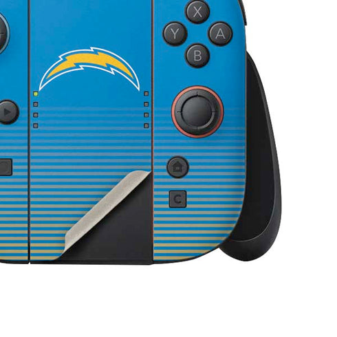 NFL Los Angeles Chargers Breakaway Nintendo Switch 2 (2025) Joy-Con Controller Skin
