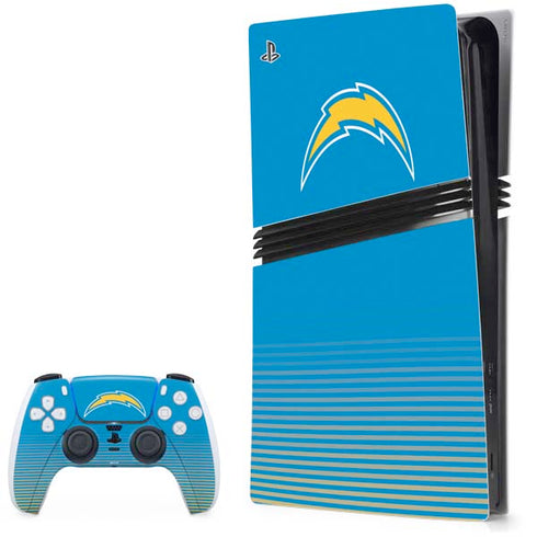 NFL Los Angeles Chargers Breakaway PS5 Pro Bundle Skin