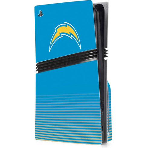 NFL Los Angeles Chargers Breakaway PS5 Pro Disk Console Skin