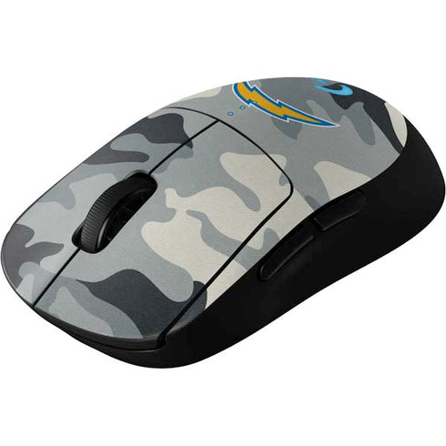 NFL Los Angeles Chargers Camo G Pro Wireless Gaming Mouse Skin