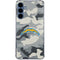 NFL Los Angeles Chargers Camo Galaxy A35 5G Clear Case