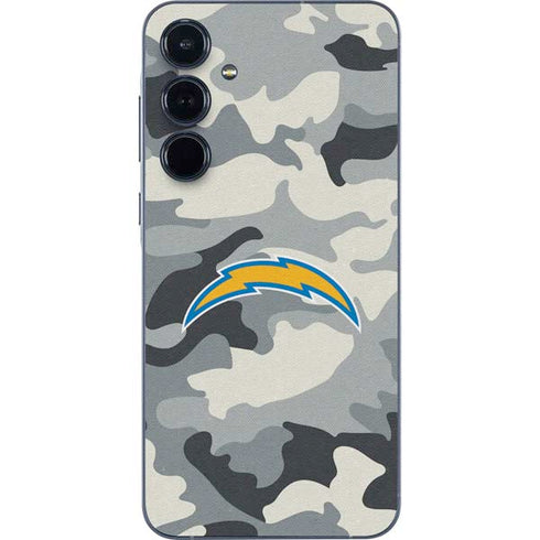 NFL Los Angeles Chargers Camo Galaxy A35 5G Skin