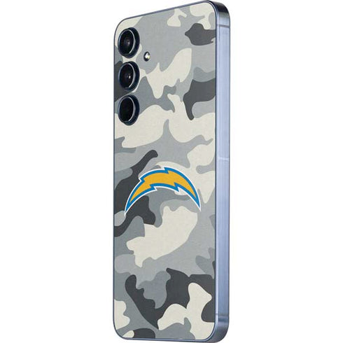 NFL Los Angeles Chargers Camo Galaxy A35 5G Skin