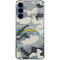 NFL Los Angeles Chargers Camo Galaxy A55 5G Clear Case