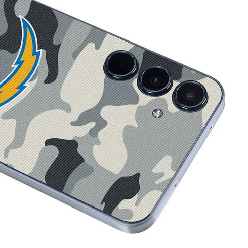 NFL Los Angeles Chargers Camo Galaxy A55 5G Skin