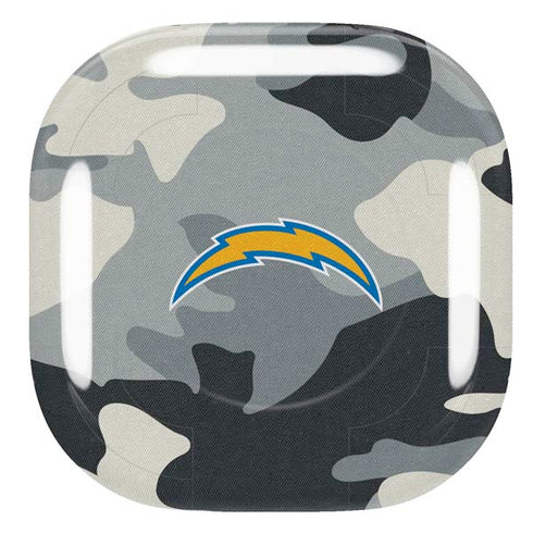 NFL Los Angeles Chargers Camo Galaxy Buds Live Skin