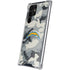 NFL Los Angeles Chargers Camo Galaxy S22 Ultra Clear Case