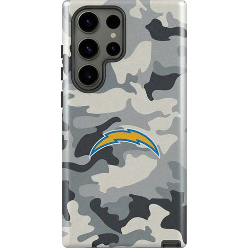NFL Los Angeles Chargers Camo Galaxy S23 Ultra Pro Case