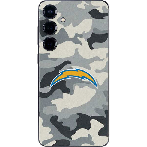 NFL Los Angeles Chargers Camo Galaxy S25 Plus Skin