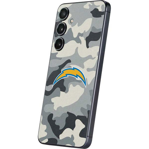 NFL Los Angeles Chargers Camo Galaxy S24 Skin