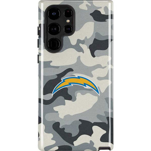 NFL Los Angeles Chargers Camo Galaxy S25 Ultra Impact Case