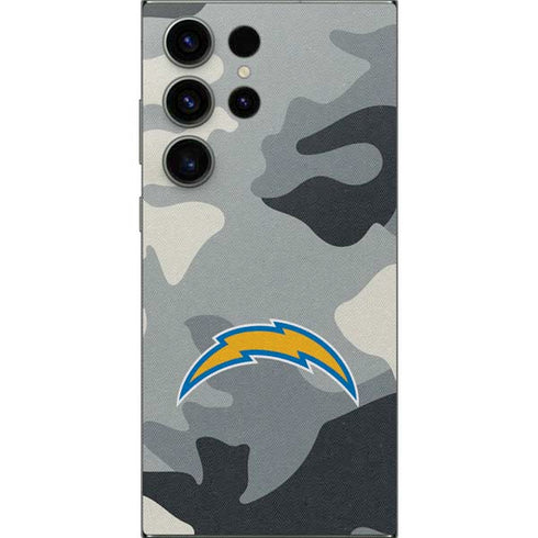 NFL Los Angeles Chargers Camo Galaxy S25 Ultra Skin