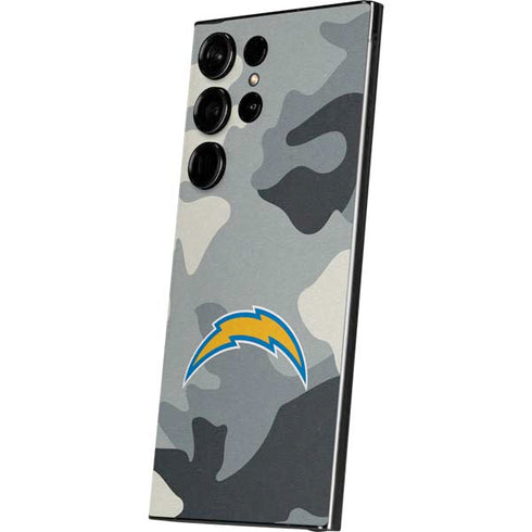 NFL Los Angeles Chargers Camo Galaxy S24 Ultra Skin