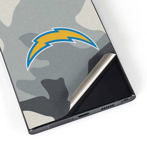 NFL Los Angeles Chargers Camo Galaxy S25 Ultra Skin