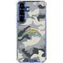 NFL Los Angeles Chargers Camo Galaxy S25 Clear Case