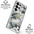 NFL Los Angeles Chargers Camo Galaxy S25 Ultra Clear Case
