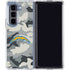 NFL Los Angeles Chargers Camo Galaxy Z Fold5 5G Clear Case